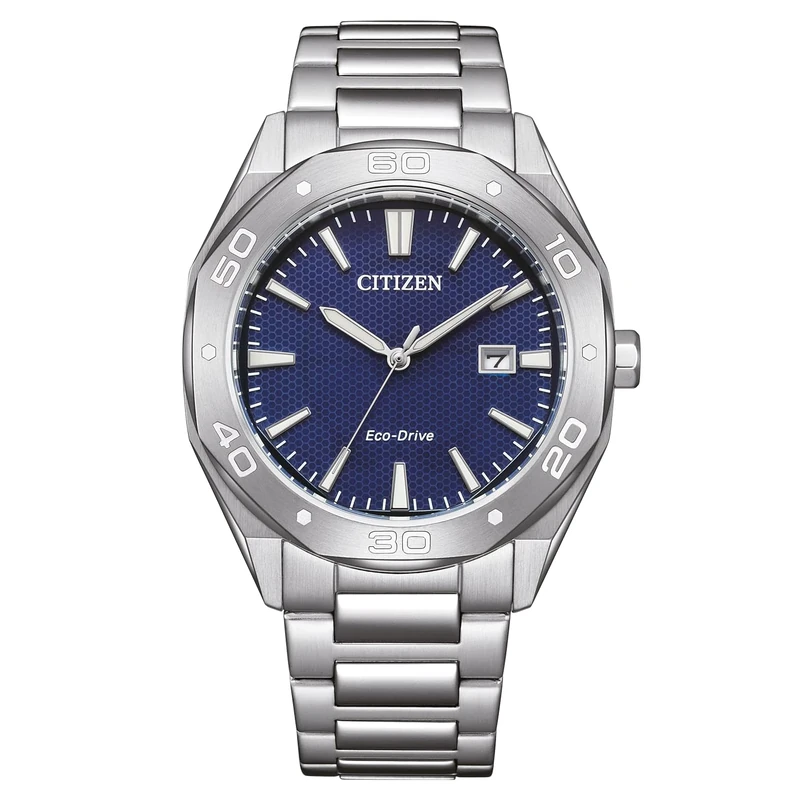 Citizen Men's Analogue Eco-Drive Watch with Stainless Steel Strap BM7631-52L