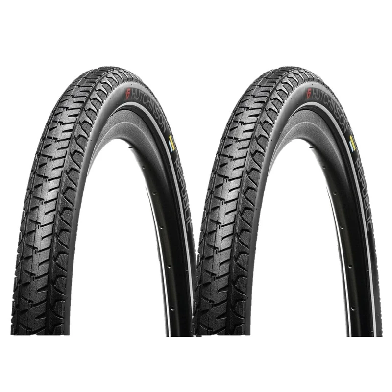 HUTCHINSON 2 x City Republic Tyres 700 x 37 EBIKE TR