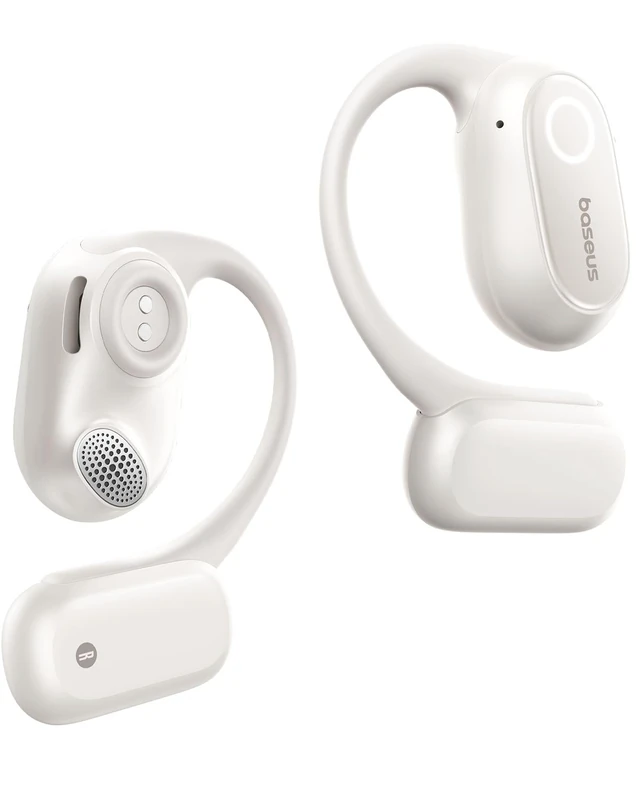Baseus Bowie MF1 Open-Ear Headphones Bluetooth, Directional Acoustics, Powerful Bass, Ultralight, IPX4 Waterproof, ENC Microphones, Wireless Headphones Bluetooth 5.4 for Running, Training, Fitness