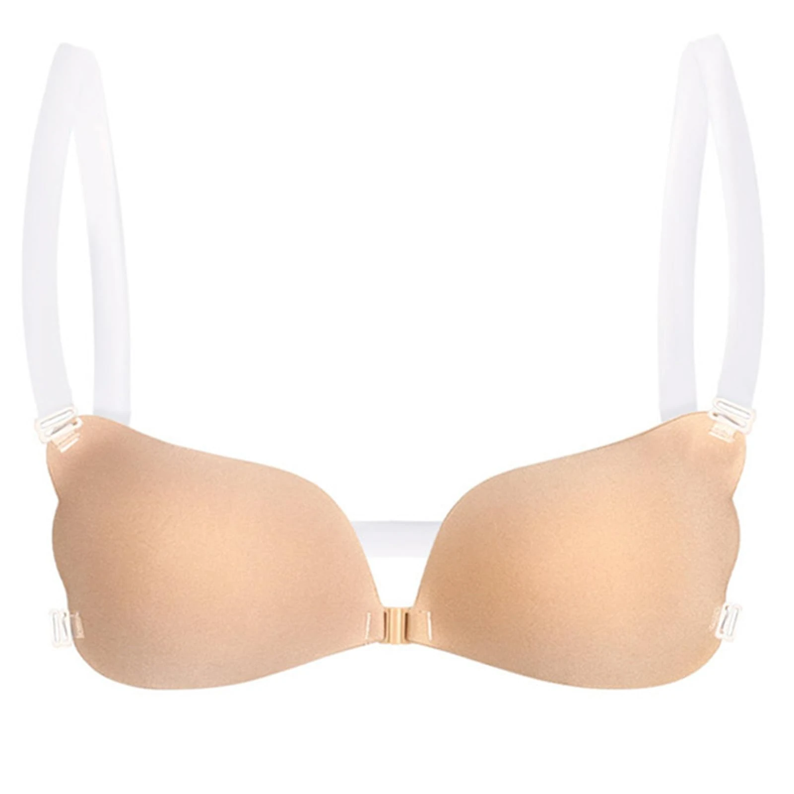 Rdxanc Sticky Backless Push up Bras Strapless Adhesive Bra Reusable Silicone Bra Invisible Lifting Adhesive Bra for Womens