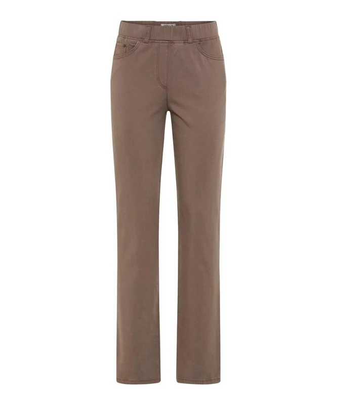 Raphaela by Brax Women's Lavina Joy Coloured Tencel Denim Jeans, 55 Taupe, 38W x 32L