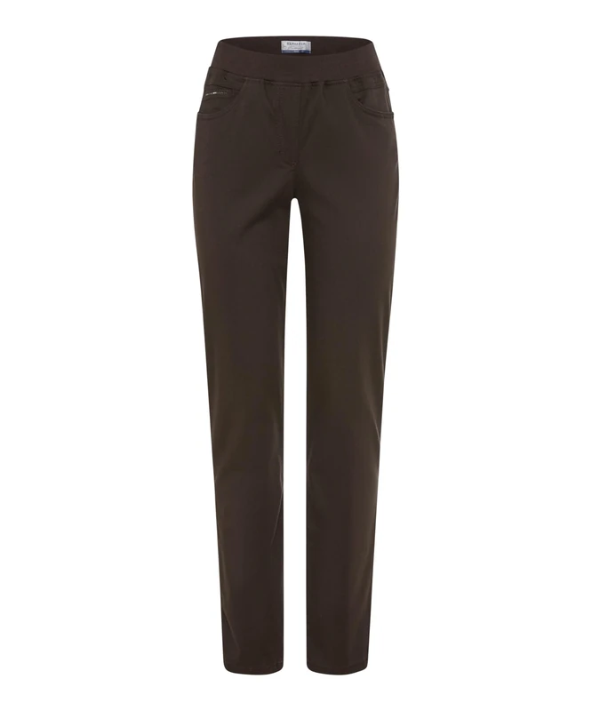 Raphaela by Brax Women's Pamina Coloured Tencel Denim Jeans, 42 Chestnut, 31W x 30L