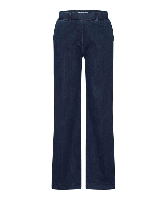 Raphaela by Brax Women's Pam Flared Soft Tencel Denim Jeans, 23 Dark Blue, 27W x 32L