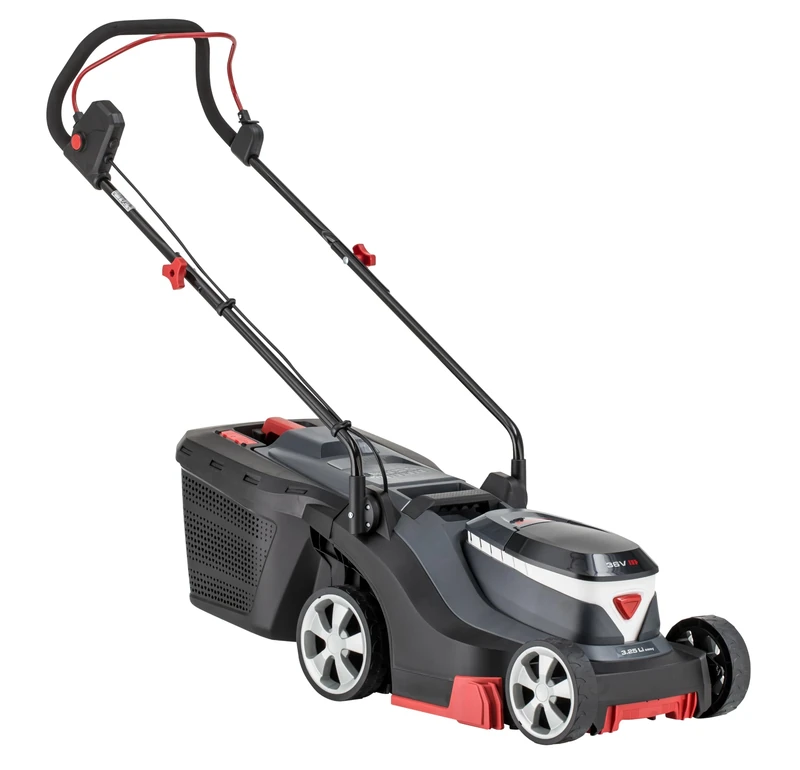 AL-KO 36 V Cordless Lawnmower 3.25 Li Easy, 32 cm Cutting Width, Central Cutting Height Adjustment, 35 L Plastic Catcher Box, without Battery/Charger