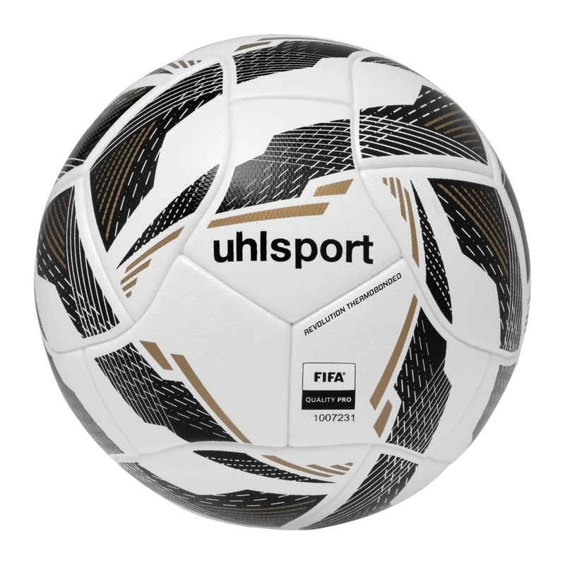 uhlsport Revolution Thermobonded Football Match Ball for Adults - Thermally Bonded with Durable Material - FIFA Quality PRO Certified