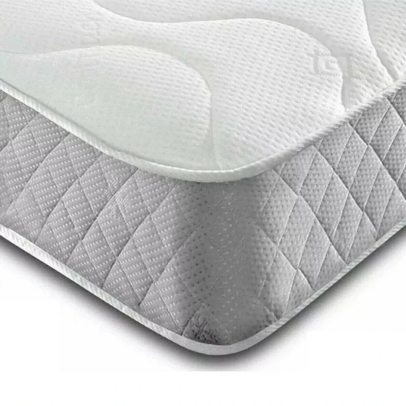 Divan Beds Deals Grey Memory Foam & Spring Quilted Mattress (4FT6 Double)