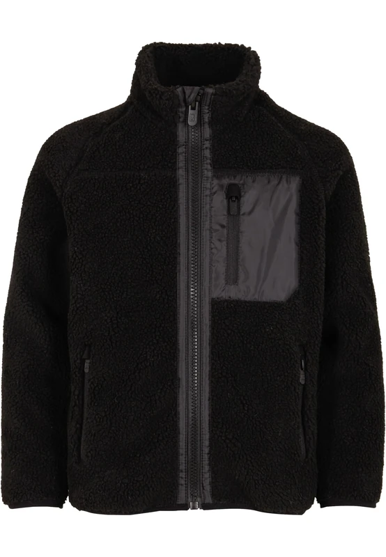 Brandit Kids Teddy Fleece Jacket 15Y Limited Edition, Sizes 122/128-170/176, Black, 134
