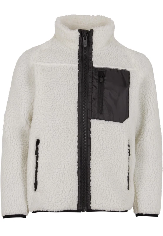 Brandit Boy's Kids Teddyfleece Jacket 15y Limited Edition Sweater, White, 122