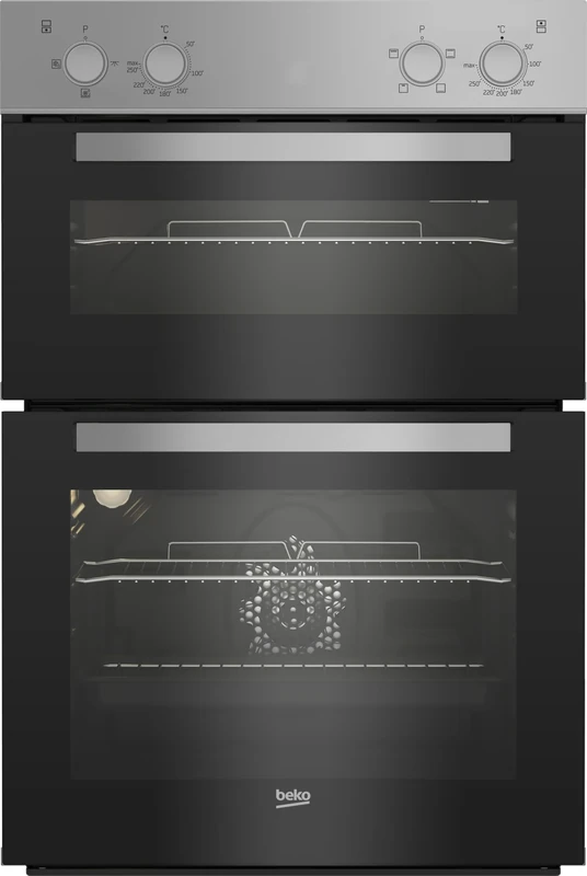 Beko RecycledNet Built-In Double Oven - Stainless Steel, A/A Rated