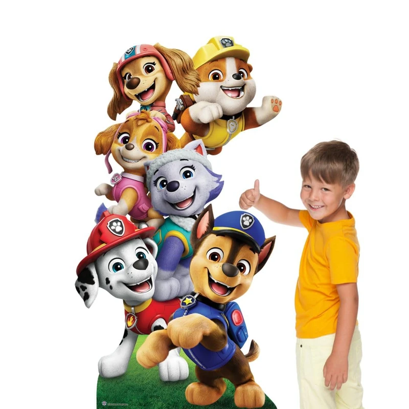 Star Cutouts SC4602 Paw Patrol Group Shot 164cm Cardboard Cutout – Official Party & Birthday Decoration for Playrooms & Kids Events