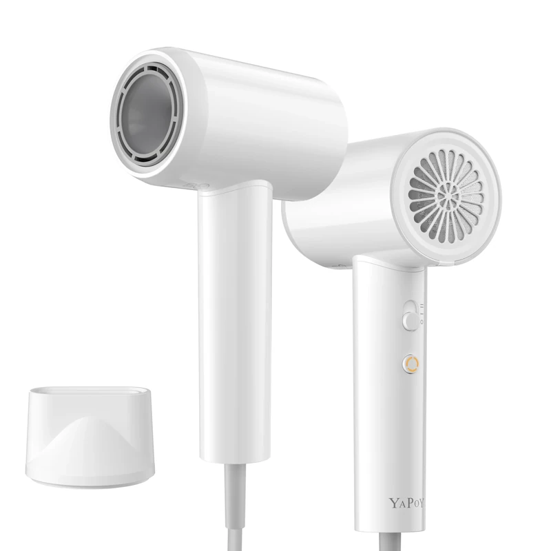 YAPOY Hair Dryer, 200 Million Ionic Blow Dryer, 110,000 RPM Fast Drying, Reduced Frizz, Intelligent Thermo-Control, Low Noise, Lightweight for Adult/Children/Dog, Home/Hotel/RV/Travel