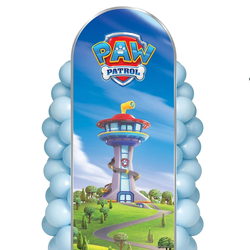 Star Cutouts SC4603 Paw Patrol Tower & Logo Backdrop Cardboard Cutout 185cm – Kids Birthday Party Decoration & Themed Event Display