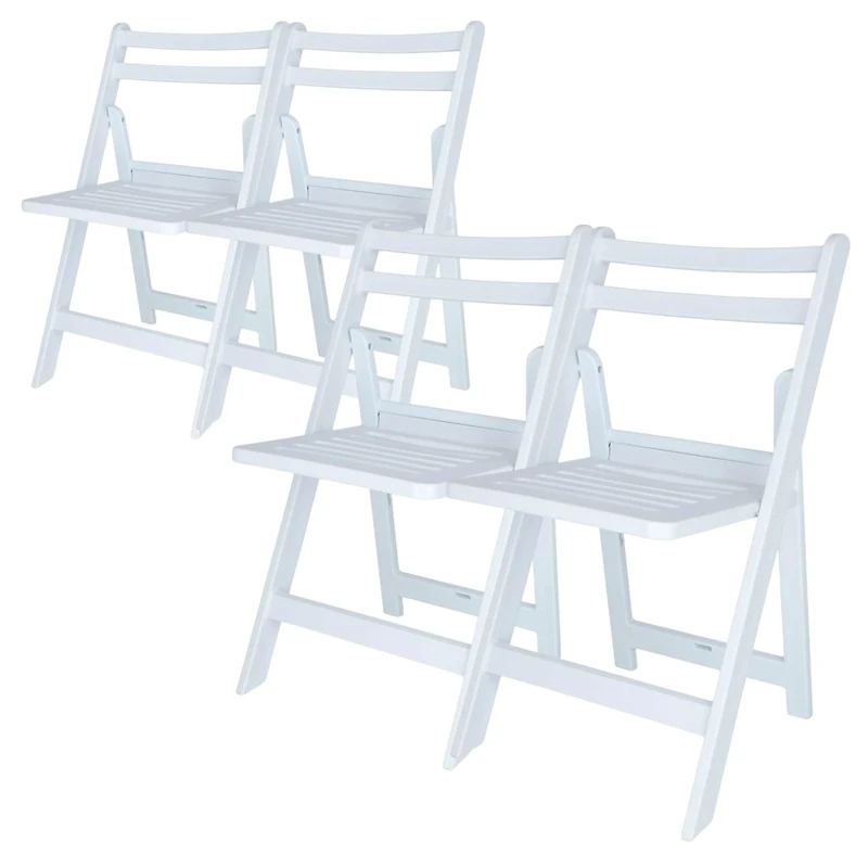 ARANAZ S.L. MANUFACTURAS DE LA MADERA Set of 4 folding chairs ELO 44x39x78.5cm White