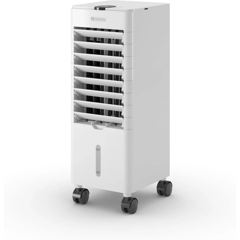 Olimpia Splendid, Peel 4T Evaporative Cooler, 4 Liters, Air Purifier, Cooling, Ventilation, Touch Display, Ease of Transport