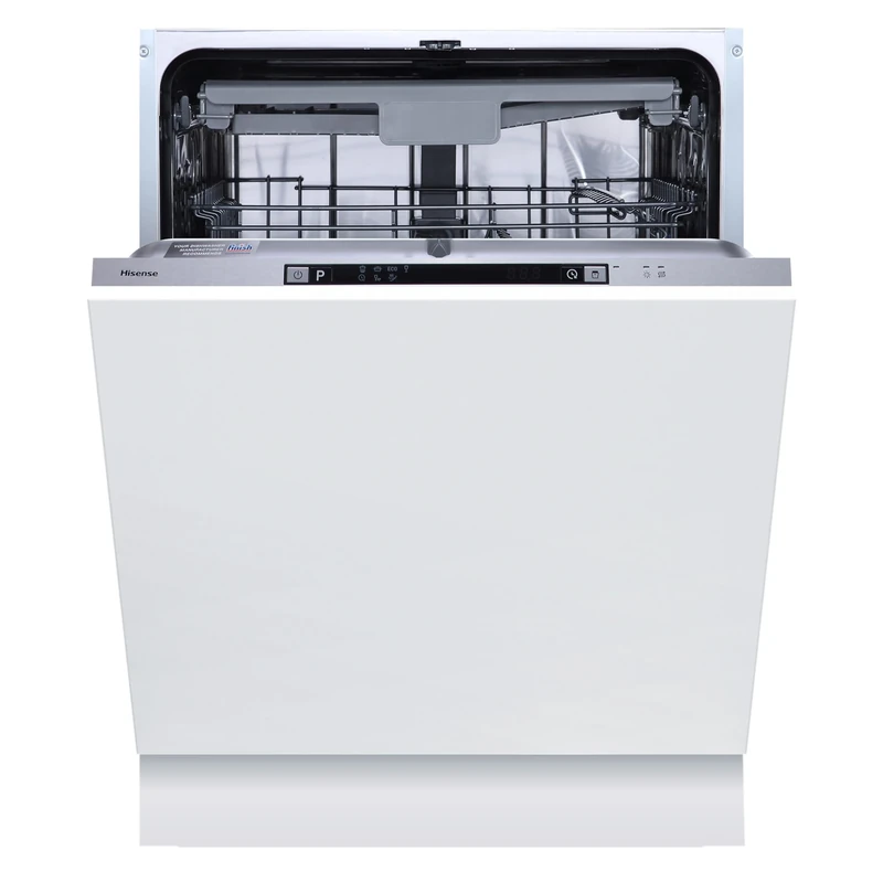 Hisense Fully Integrated Standard Dishwasher - Silver with Fixed Door Fixing Kit - D Rated