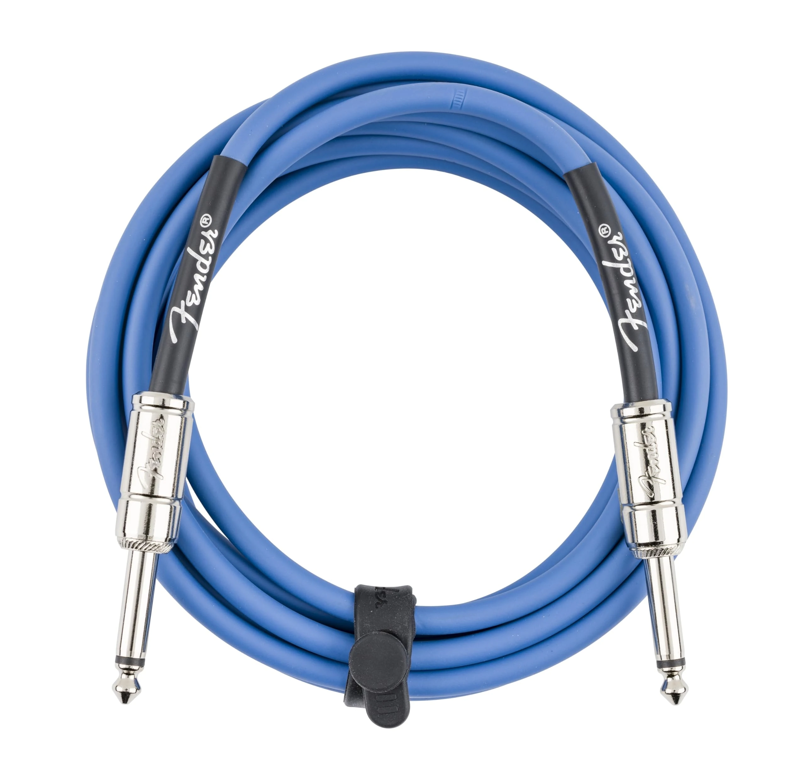 Fender Contour Series Instrument Cable (10FT STR/STR) in Lake Placid Blue