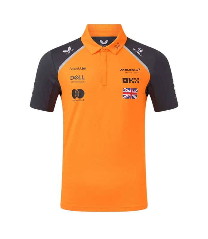 Castore Men's Team Polo Shirt (McLaren)