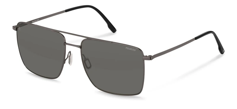 Rodenstock Men's R1448 Sunglasses, A445 Dark Grey, Black, 59/17/145