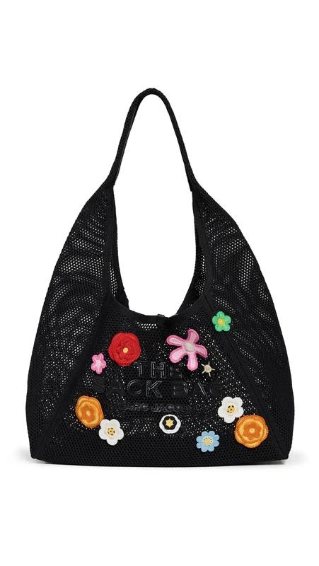 MARC JACOBS Women's The Sack Bag, Black Multi, 38×5×54