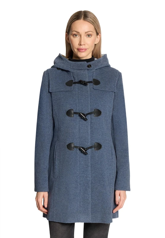Gil Bret Ladies Wool Coat, dress blues, 18