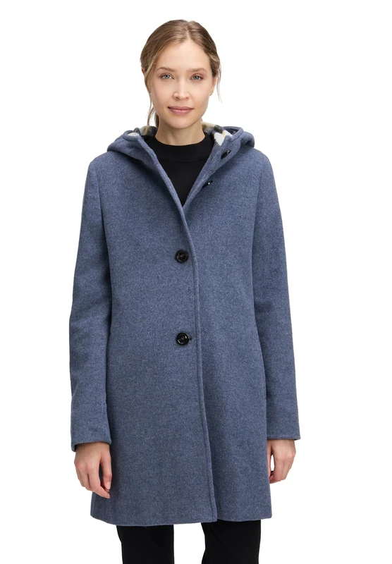 Gil Bret Ladies Wool Coat, dress blues, 18