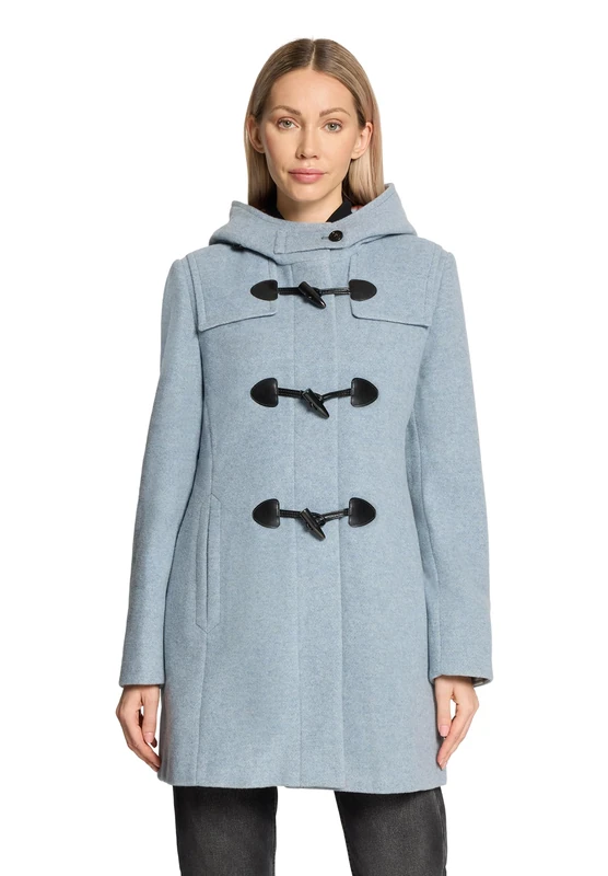 Gil Bret Ladies Wool Coat, Bright Blue Melange, 20