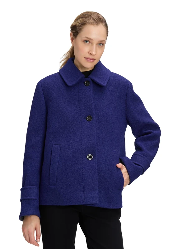 Gil Bret Ladies 100% Wool Coat, blueprint, 18
