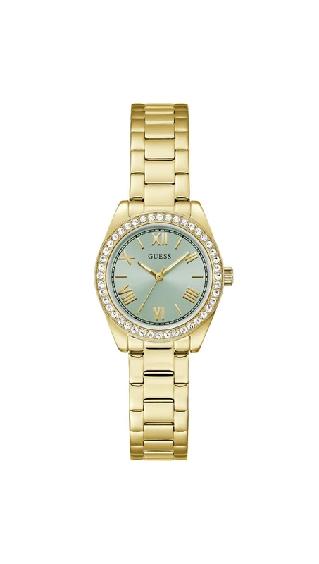 RELOJ GUESS - MINI LUNA Cuarzo / 3 ATM Color esfera: Verde Tamaño de la caja: 30,00