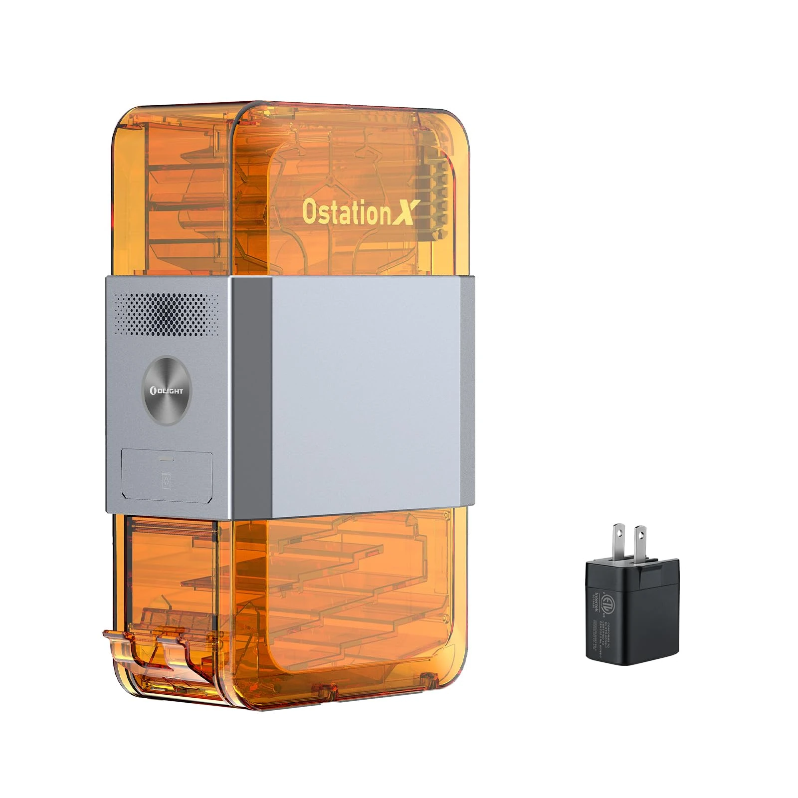 OLIGHT Ostation X AA 3-in-1 Smart Battery Charger, Tester and Organizer for 32 Rechargeable AA Ni-MH Batteries, for Home Use, Public Sector, Commercial, DIY (Batteries Not Included)