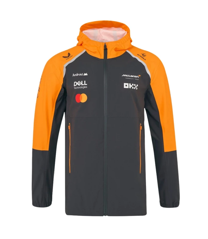 McLaren Castore Unisex Team Waterproof Rain Jacket