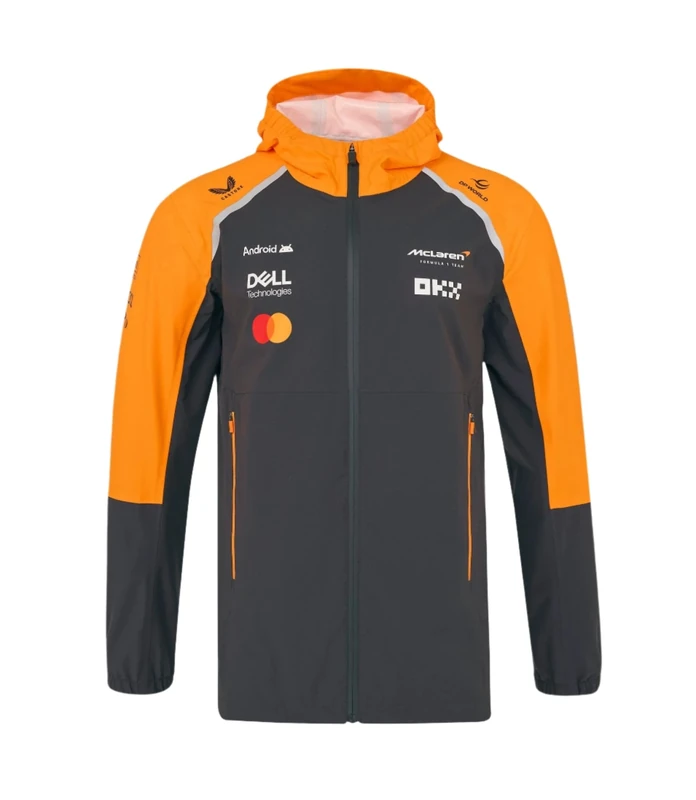 McLaren Castore Unisex Team Waterproof Rain Jacket