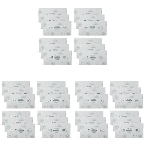 by Amazon 4-Ply Facial Tissues, 1200 Count (36 Packs of 100)