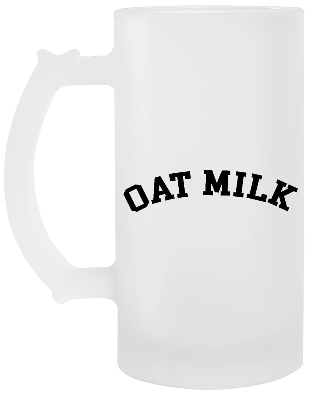 Jinbetee Oat Milk Urban Outfitters Aesthetic Transparent Beer Glass Drinking Cup with Handle