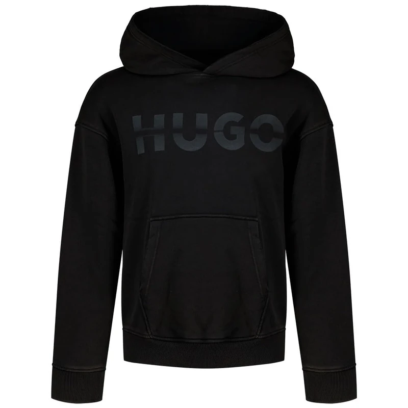 HUGO Men's Nenzyod Sweatshirt, Medium Grey, L