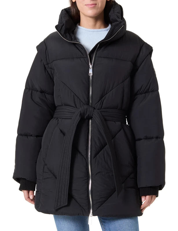 BOSS C_piobella Women's Outerwear Jacket, Black, 22