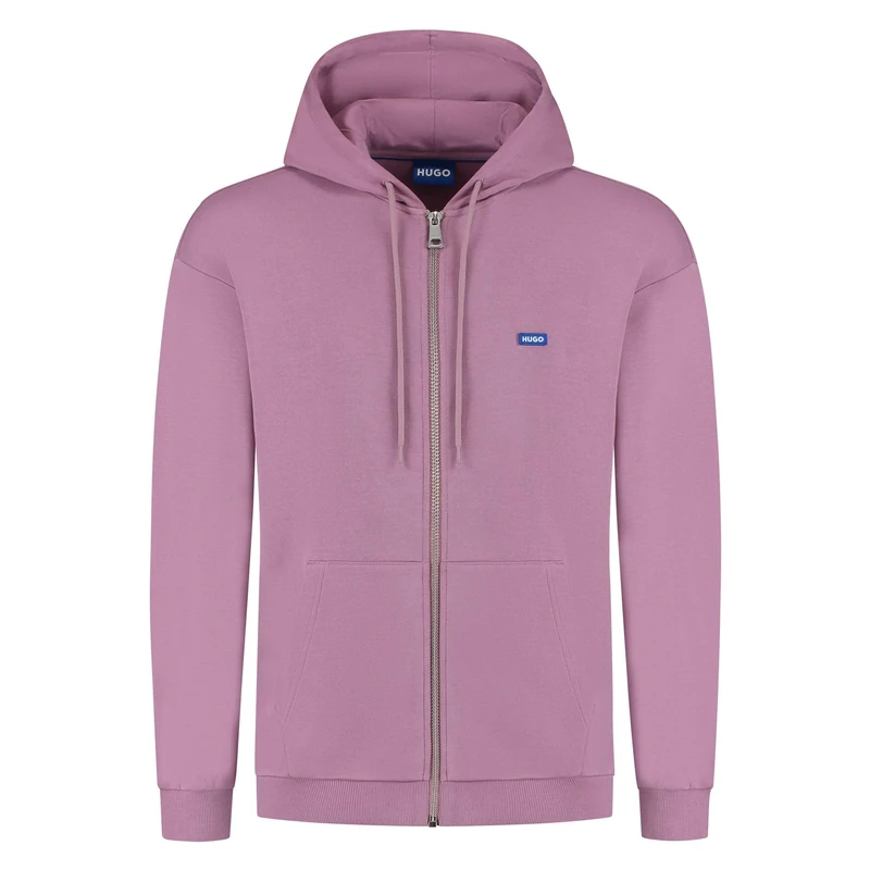 HUGO Men's Nadarasi Sweatshirt, Dark Pink, XXL