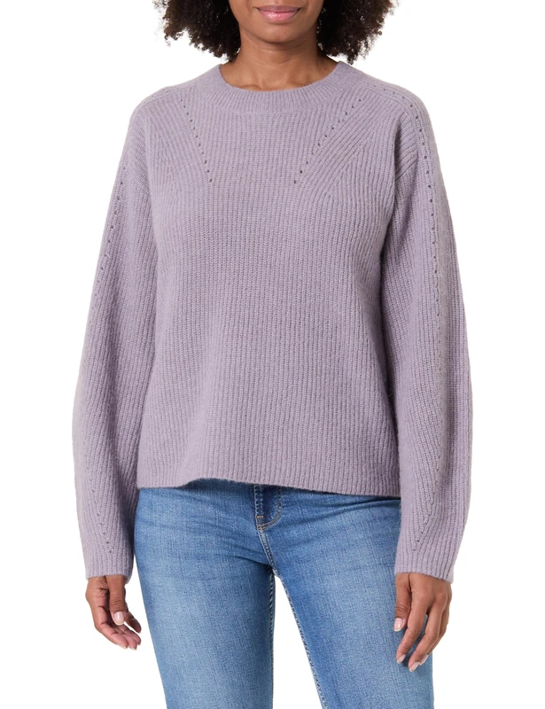 BOSS C_fenne Women's Knitted Sweater, Light/Pastel Purple, L
