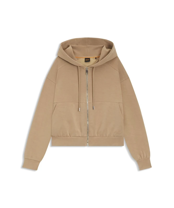 BOSS Women's C_elijak Sweatshirt, Rust/Copper, M