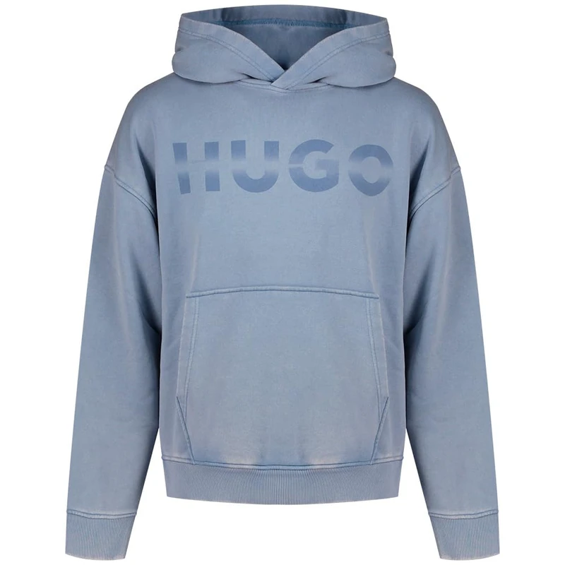 HUGO Men's Nenzyod Sweatshirt, Open Blue, XS