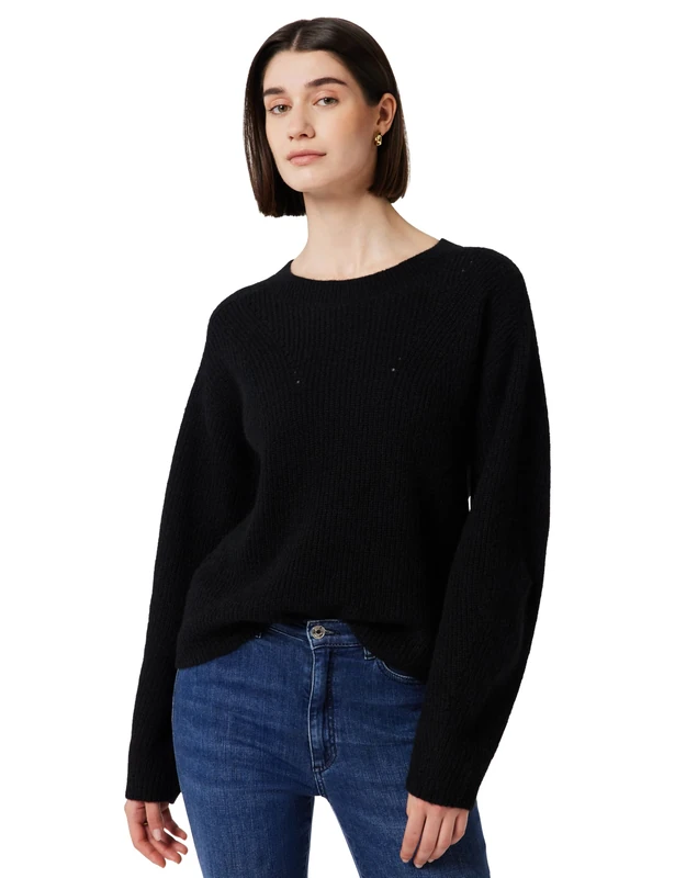 BOSS C_ Fenne Knitted Sweater, Black 001, M Women, Black 001, M