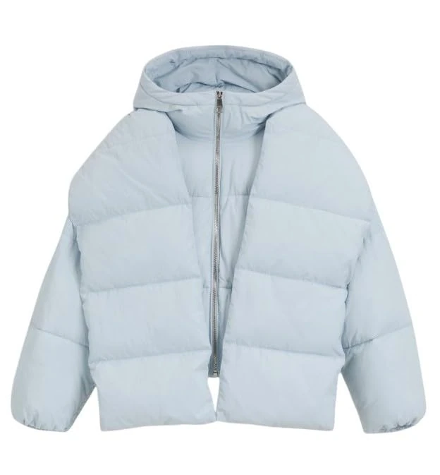 BOSS C_polala Women's Outerwear Jacket, Light/Pastel Blue, 32