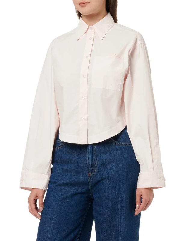 BOSS C_boskota Women's Blouse, Medium Pink, 16