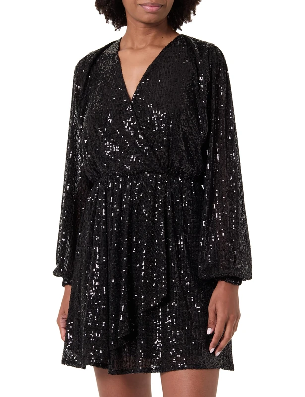 BOSS Women's C_dilloi Dress, Black, 22