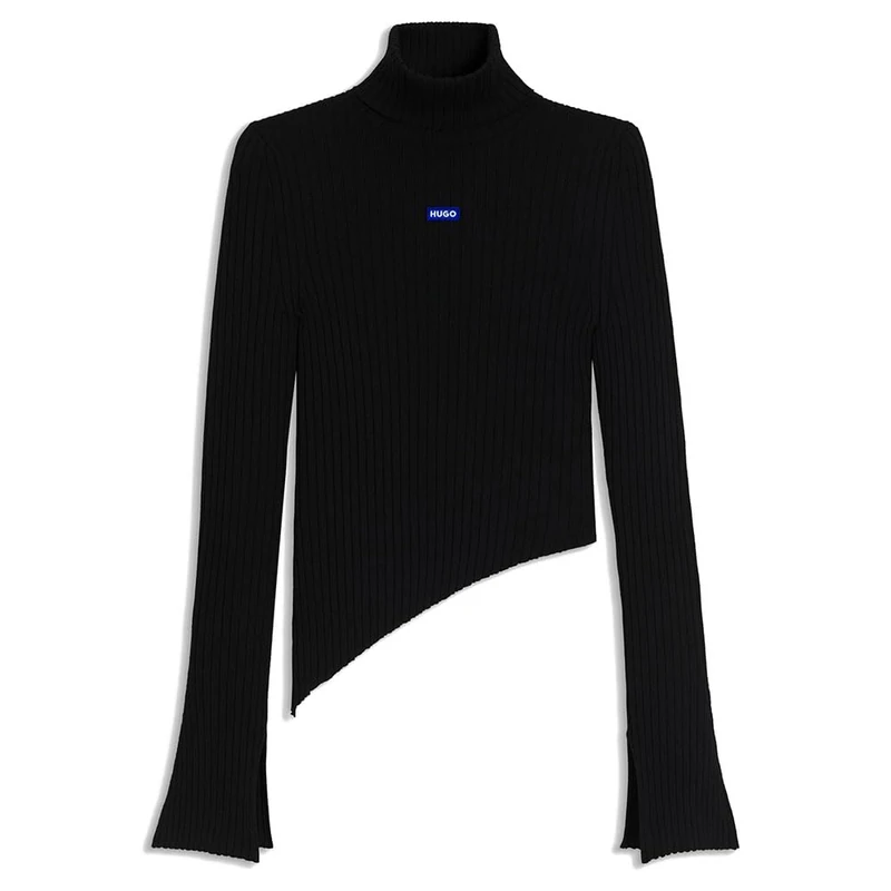 Hugo Women's Somyna_b Knitted Sweater, Black, XS