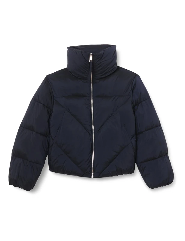 BOSS Women's C_padilena Outerwear Jacket, Dark Blue, 10