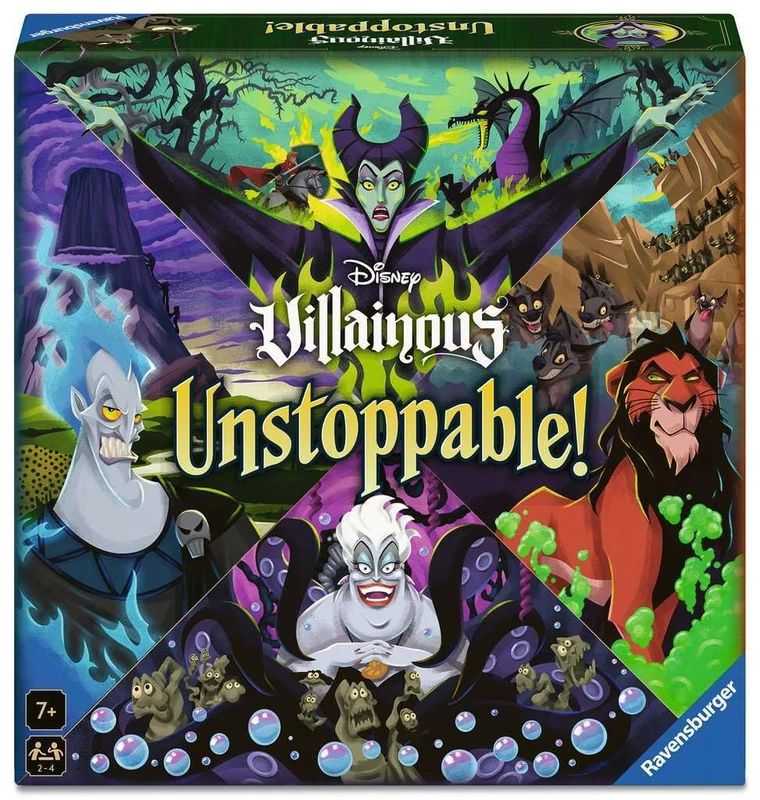 Disney Villainous Unstoppable! - Gesellschaftsspiel & Brettspiel ab 7 Jahre: A Disney Villainous Family Game
