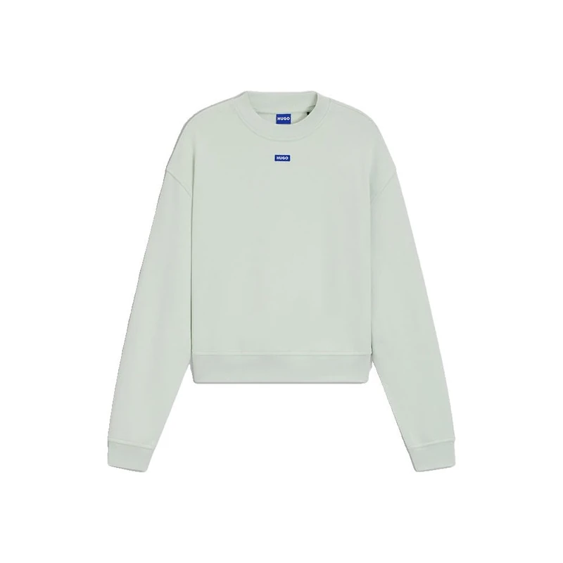 HUGO Women's Sweatshirt, Light/pastel green, L
