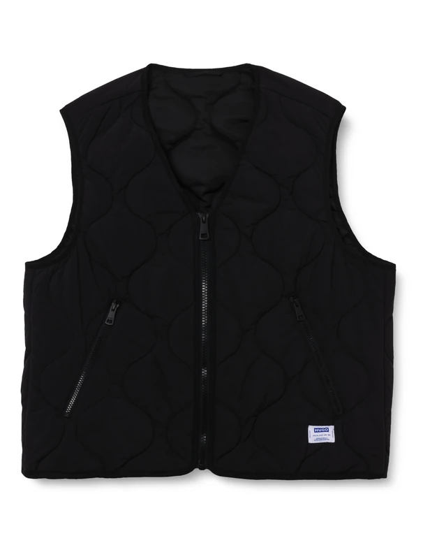 HUGO Men's Outerw Waistcoat, black, S