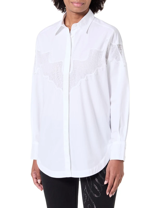 BOSS C_bostuna Women's Blouse, White, 12
