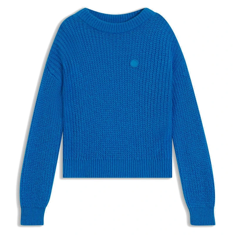 Hugo Women's Slogerynna_b Knitted Sweater, Blue, M